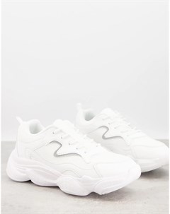 Белые массивные кроссовки в винтажном стиле Truffle collection