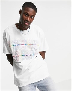 Белая футболка с разноцветным принтом x Pride Liberation Levi's®