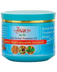 Herbal Treatment Oil Маска для сухих и поврежденных волос с Женьшенем Керотином маслом авокадо масло Jinda