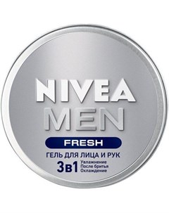 Нивея Men Гель для лица и рук 3в1 Fresh 75мл Nivea