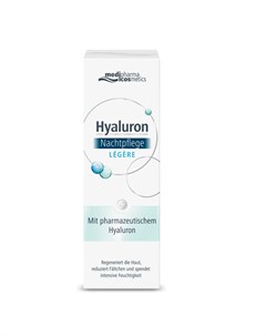 Hyaluron крем для лица ночной легкий 50мл Medipharma cosmetics