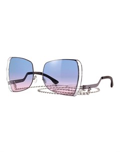 Солнцезащитные очки IB Vip Shine Aubergine Crystal Clear Black Blueberry Ic! berlin