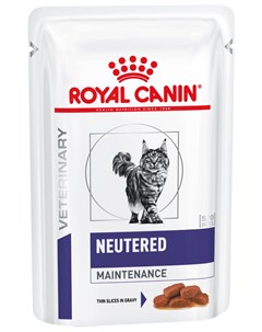 Neutered Maintenance для кастрированных и стерилизованных котов и кошек до 7 лет 85 гр х 12 шт Royal canin