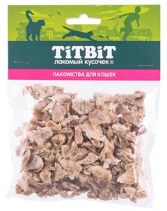 Лакомство для кошек сушеное легкое баранье 10 гр Titbit