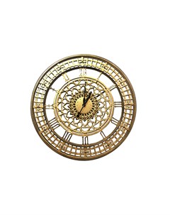Часы настенные круглые tower 75 золотой 3 см Inshape