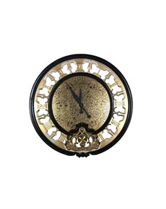 Часы настенные круглые fago 75 черный 3 см Inshape