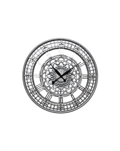 Часы настенные круглые tower 90 серебристый 3 см Inshape