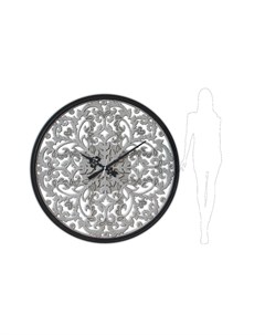 Часы настенные круглые refined l серебристый 3 см Inshape
