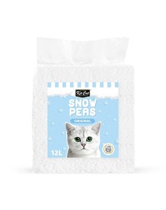 Snow Peas наполнитель для туалета кошки биоразлагаемый на основе горохового шрота оригинал Kit cat