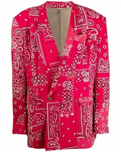 Однобортный пиджак с принтом пейсли Readymade
