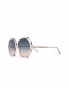 Солнцезащитные очки в шестиугольной оправе Chloé eyewear