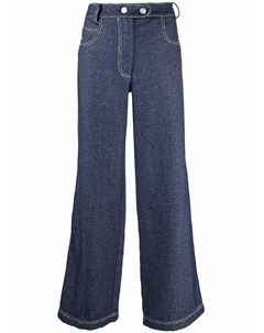 Широкие джинсы с завышенной талией Marco rambaldi