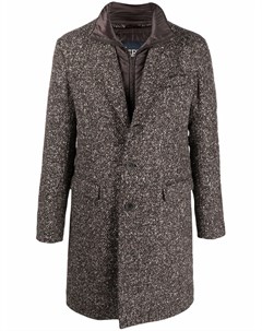Многослойное однобортное пальто Herno