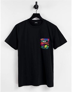 Черная футболка x Pride Diesel