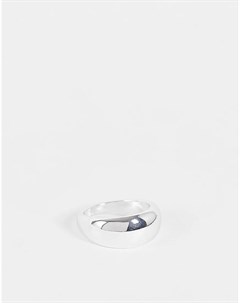 Массивное куполообразное кольцо серебристого цвета Exclusive Accessorize