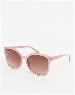 Солнцезащитные очки в квадратной розовой оправе Ted baker london
