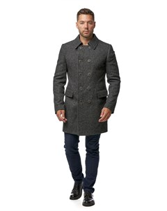 Мужское пальто из текстиля с воротником Мосмеха