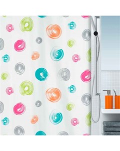 Штора для ванной комнаты 180x200см Brush цвет разноцветный Spirella