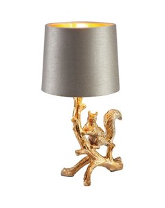 Лампа настольная 16x16x32 5 см Белка золотая Без бренда