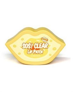 Маска патч для губ очищающий SOS Oops Clear Lip Patch 30шт Berrisom