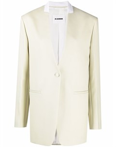 Однобортный пиджак строгого кроя Jil sander