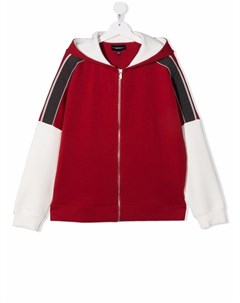 Куртка в стиле колор блок с капюшоном Emporio armani kids