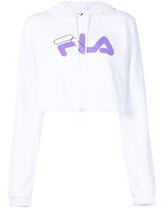 Укороченное худи с логотипом Fila
