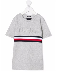 Футболка с тисненым логотипом Tommy hilfiger junior