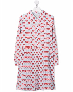 Платье рубашка с логотипом Lanvin enfant