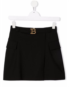 Юбка с логотипом Balmain kids