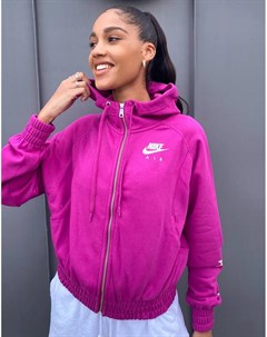 Розовое худи с логотипом Nike