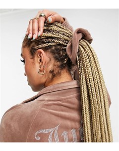 Светло коричневая резинка для волос X ASOS Juicy couture