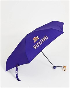 Зонт с медведем в бейсболке и с подвеской Moschino