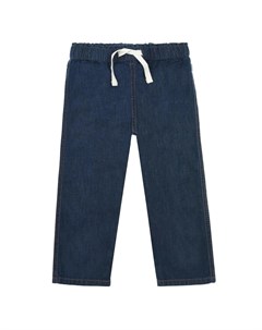 Тёмно синие джиносвые брюки Sanetta kidswear