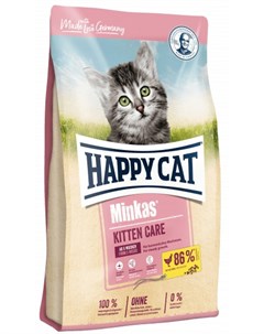 Сухой корм для котят Minkas Kitten 1 5 кг Happy cat