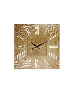 Часы настенные квадратные twinkle qu 75 бронзовый 75x75x3 см Inshape