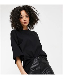 Черная футболка в стиле super oversized ASOS DESIGN Tall Asos tall