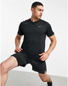 Черная футболка hyper dry Nike training