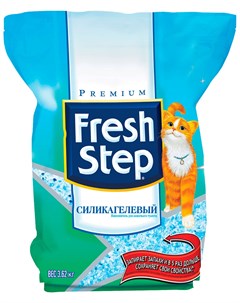 Наполнитель силикагелевый для туалета кошек 3 62 кг Fresh step