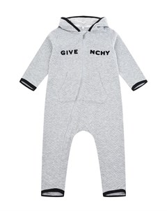 Серый комбинезон с логотипом детский Givenchy