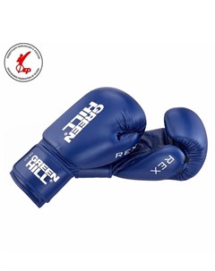 Боксерские перчатки 10 oz REX BGR 2272 синий Green hill