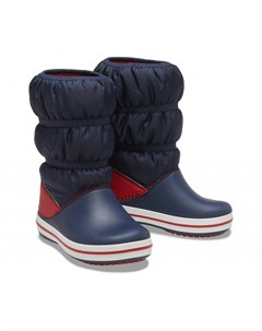 Сапоги детские Kids Crocband Winter Boot Navy Red Crocs