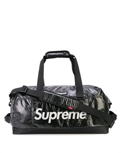 Дорожная сумка с фактурным логотипом Supreme