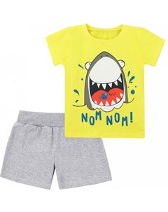 Костюм для мальчика Зубастая акула футболка шорты Babycollection