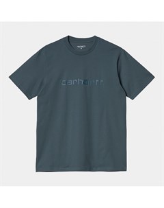 Футболка S S Script T Shirt Eucalyptus Frasier 2022 Carhartt wip