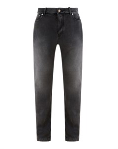 Черные джинсы на кнопках Balenciaga