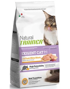 Сухой корм для кошек Natural Exigent with fresh White Meats 0 3 кг Trainer