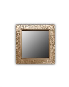 Зеркало квадратное настенное wave qu 75 золотой 75x75x3 см Inshape