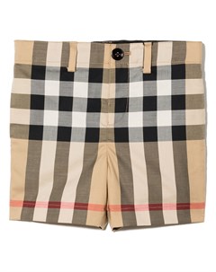 Шорты в клетку Vintage Check Burberry kids