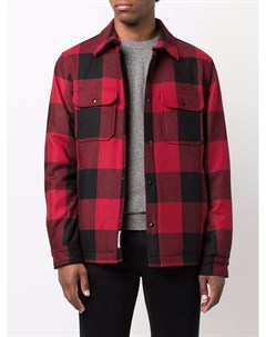 Пуховик в клетку Woolrich